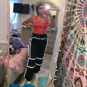 Forever 21 Reflective Jogger Pants